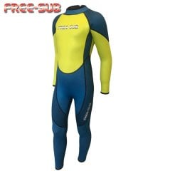 Freesub Çocuk 3,00 mm Sörf Elbisesi Blue-Yamamoto 39