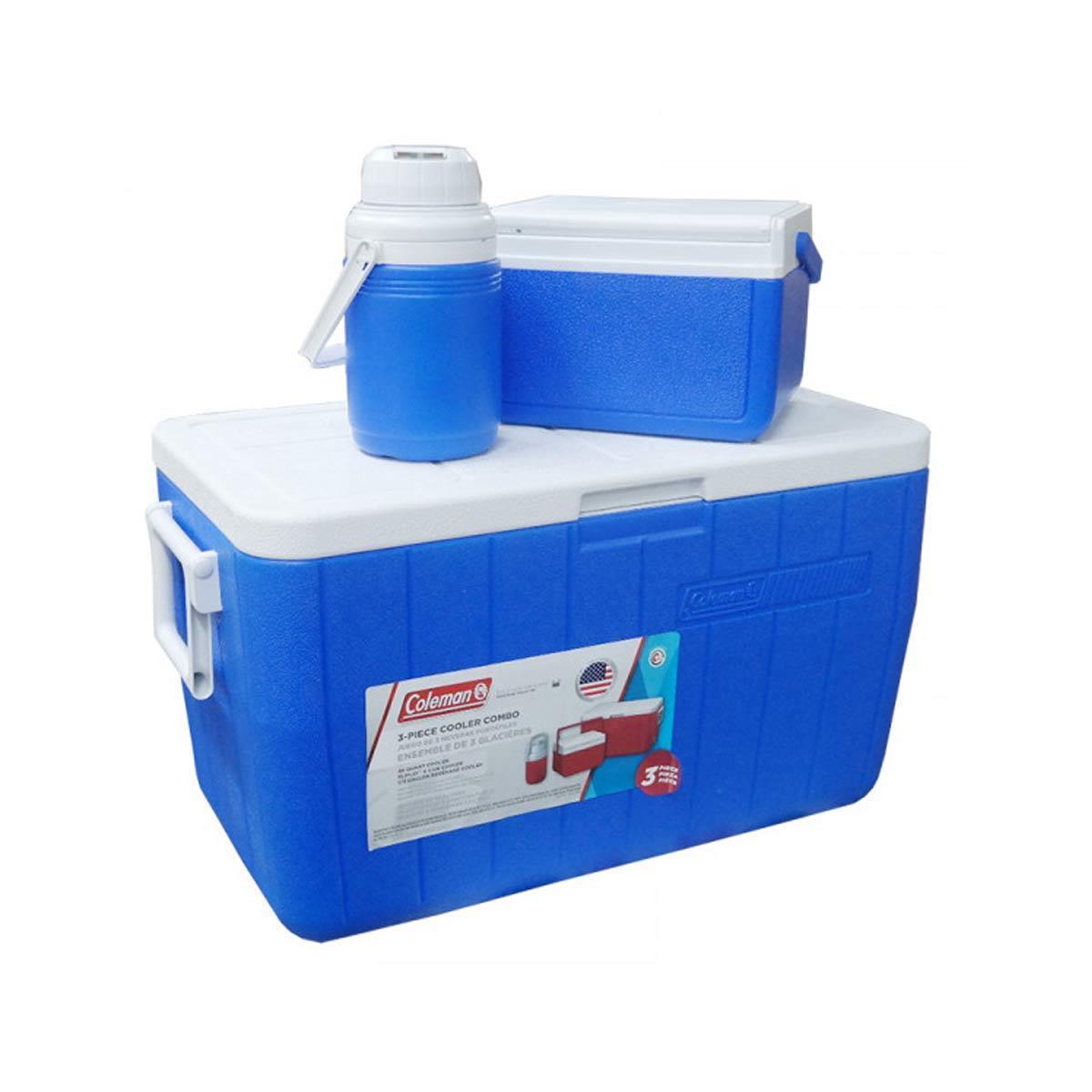Coleman  Cooler Combo 48 QT 45.4 Lt + BL Combo 5 QT 3 Gal. Buzluk Set