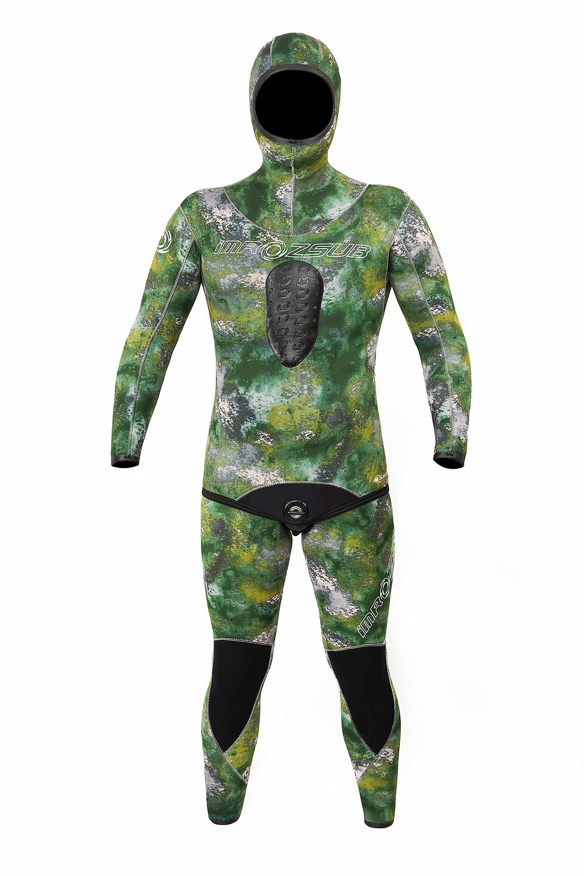 İmrozsub (Heiwa) Octopus Yellow Stone Lycra Camu 8,00 mm Dalış Elbisesi