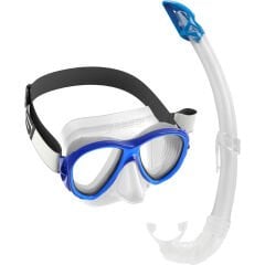 Cressi Samoa Maske - Mexico Şnorkel Set/Mavi