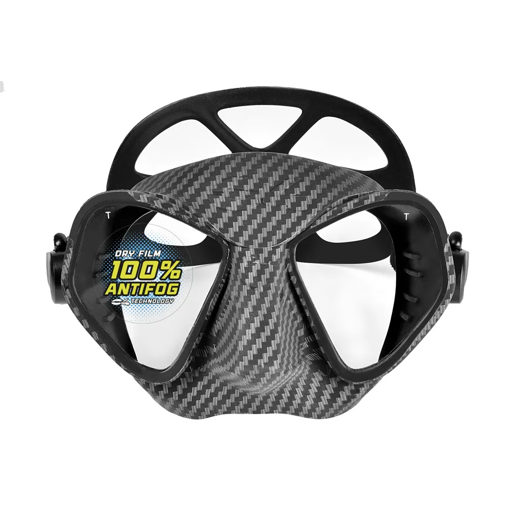 C4 Condor Carbon Anti Fog Dalış Maskesi-Fermuarlı Kutu