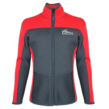 Freemoto Neopren Polo Mont Kırmızı