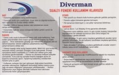 Diverman DM-007 Plus 2000 Lümen Dalış Feneri