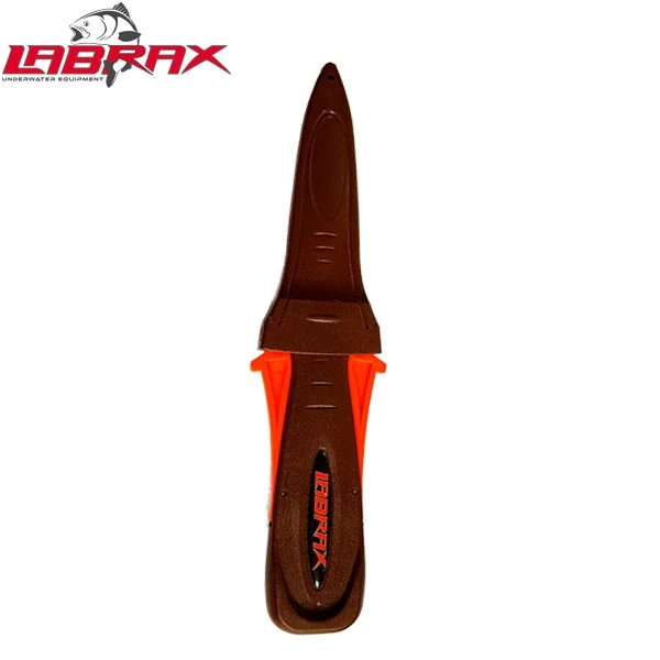 Labrax Falcon Dalış Bıçağı-Aparatsız/Kahverengi