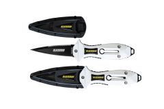 Mertsub Black Iron Pro Teflon Dalış Bıçağı-Beyaz