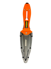 Mertsub Black Iron Pro Teflon Dalış Bıçağı-Turuncu