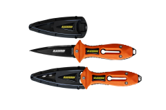 Mertsub Black Iron Pro Teflon Dalış Bıçağı-Turuncu