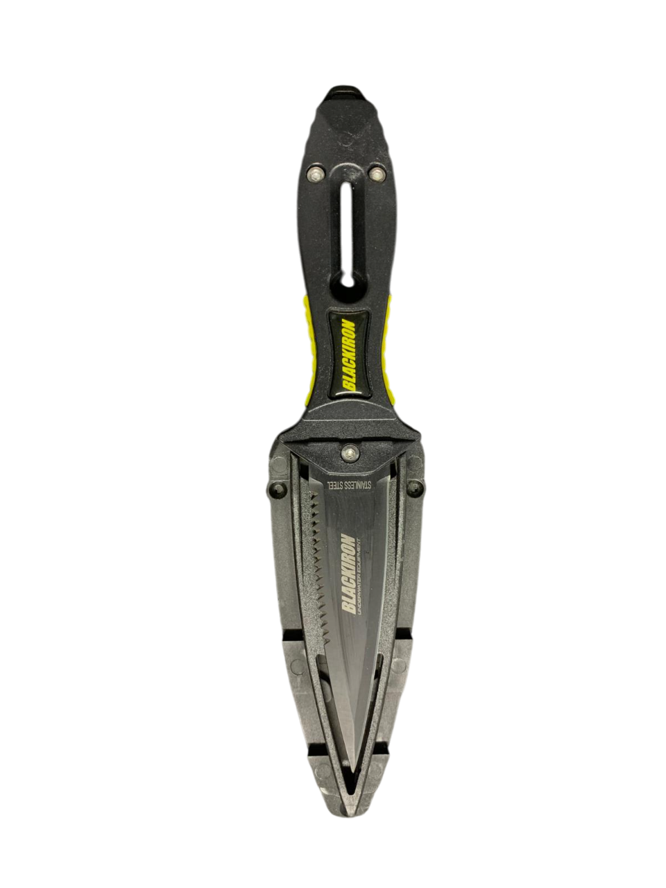 Mertsub Black Iron Pro Teflon Dalış Bıçağı-Siyah