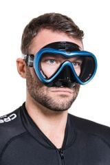 Cressi A1 Dalış Maskesi- Mavi Çerçeveli