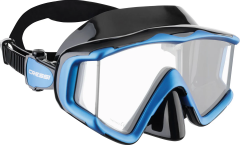 Cressi Liberty Triside Dalış Maskesi-Mavi Çerçeveli
