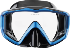 Cressi Liberty Triside Dalış Maskesi-Mavi Çerçeveli