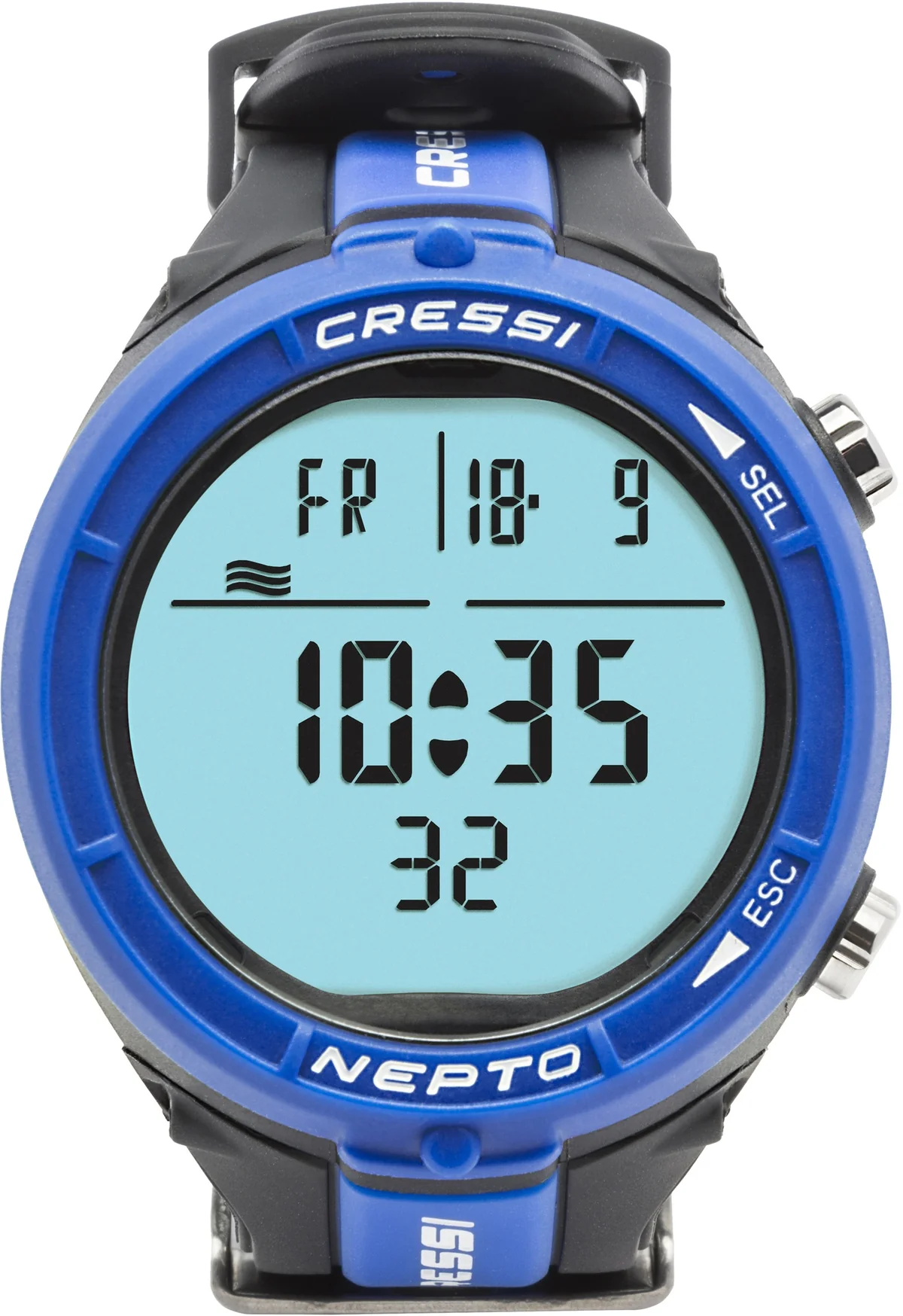 Cressi Nepto Dalış Bilgisayarı-Mavi