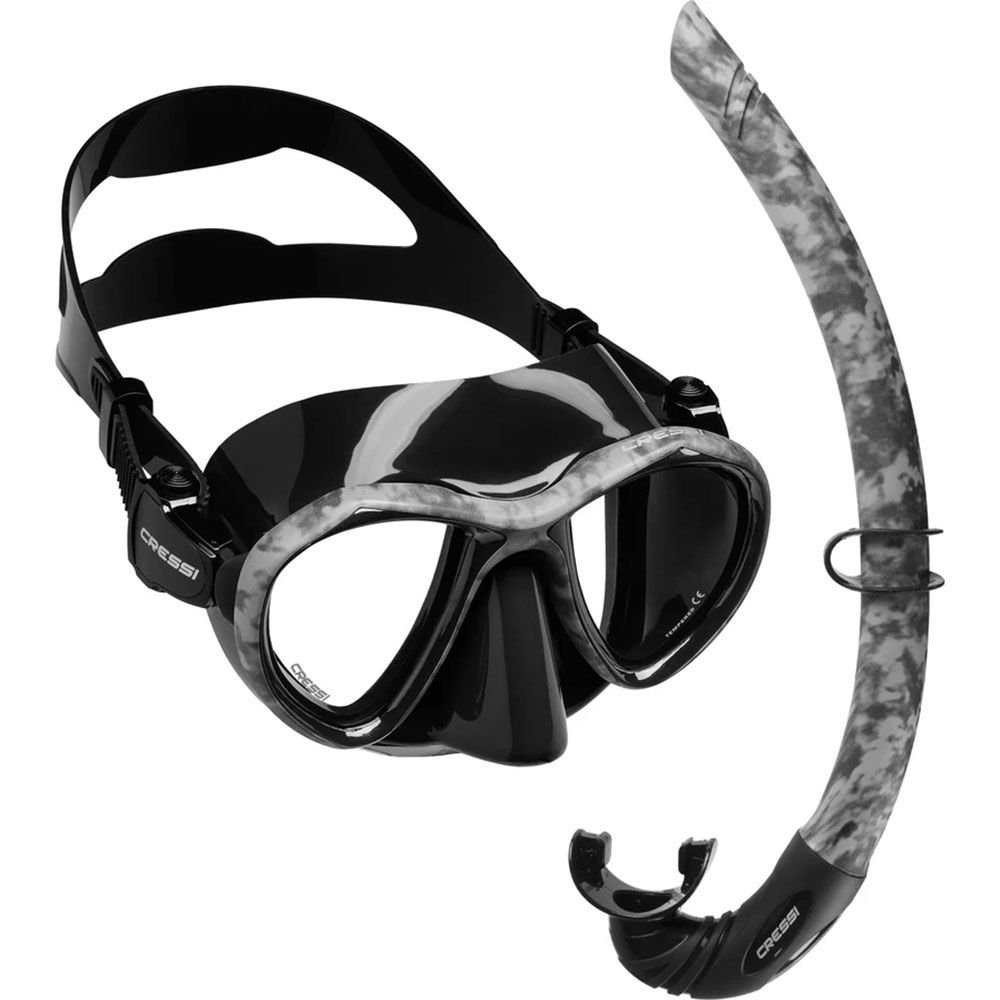 Cressi Metis Maske/Corsica Şnorkel Set-Black Camo