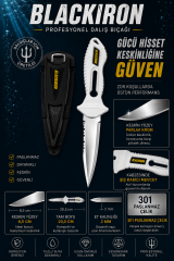 Mertsub Black Iron Dalış Bıçağı-Beyaz