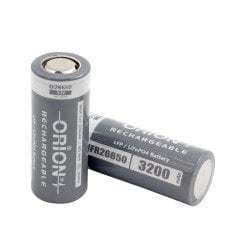Orion IFR26650 3.2V 3200mAh LiFePO4 Pil