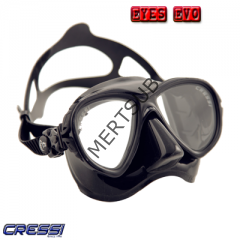 Cressi Eyes Evolution Dalış Maskesi-Siyah