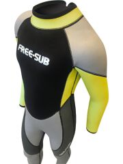Freesub Çocuk 5,00 mm Sörf Elbisesi Yellow-Yamamoto 39