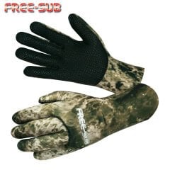 Freesub Diver Pro Expert Green 3,00 mm Dalış Eldiveni